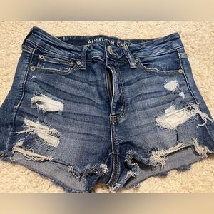 American Eagle shorts, next level stretch, hi rise shortie size 8